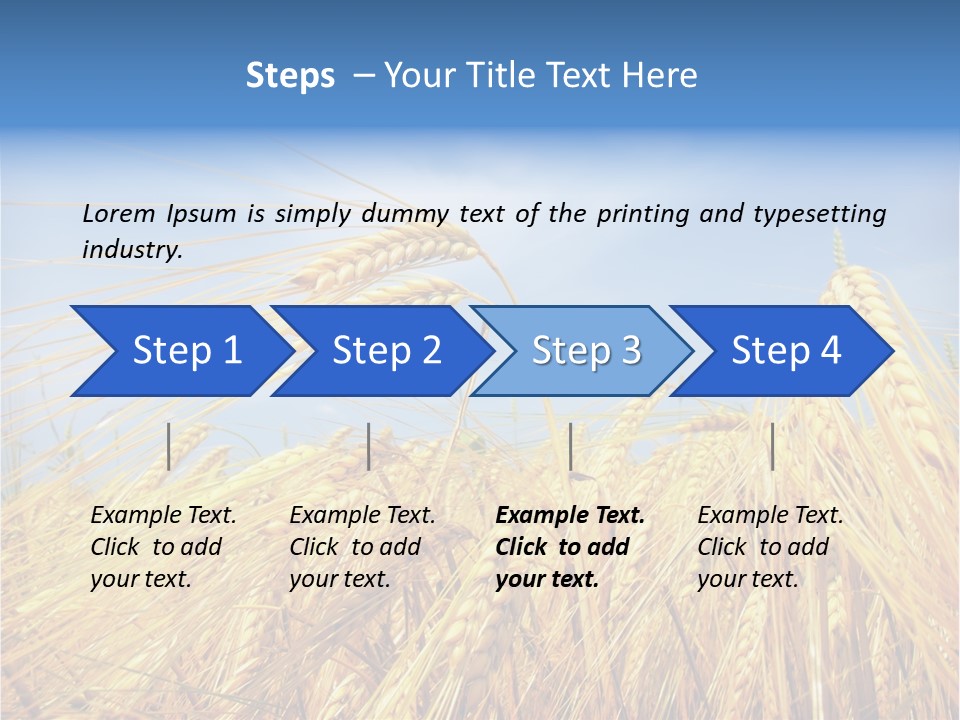 Scene Healthy Land PowerPoint Template