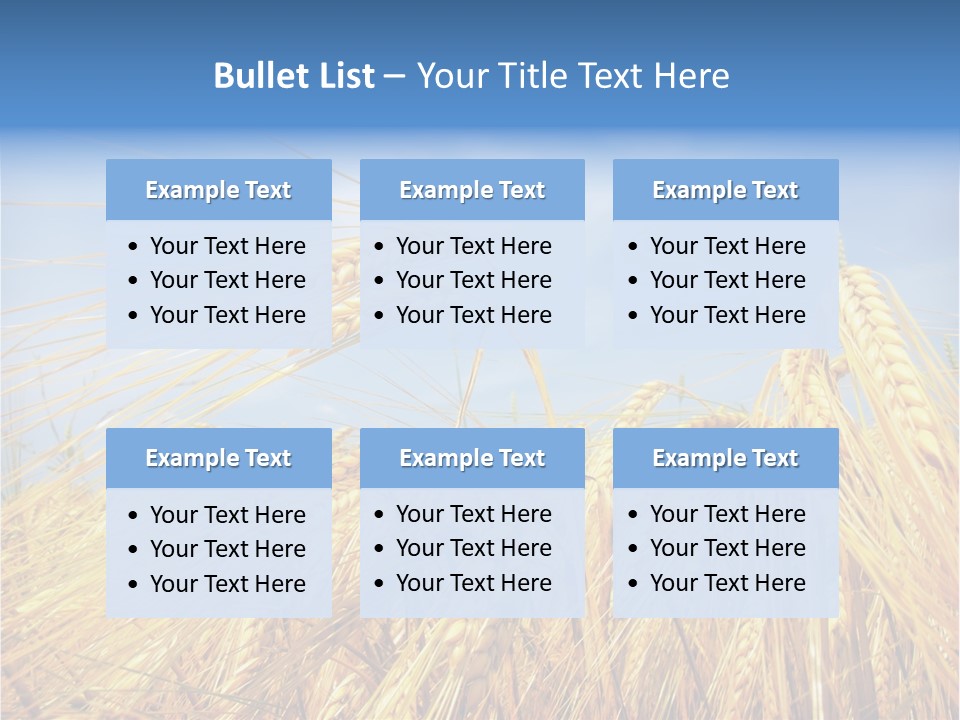 Scene Healthy Land PowerPoint Template