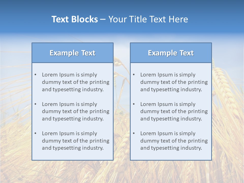 Scene Healthy Land PowerPoint Template