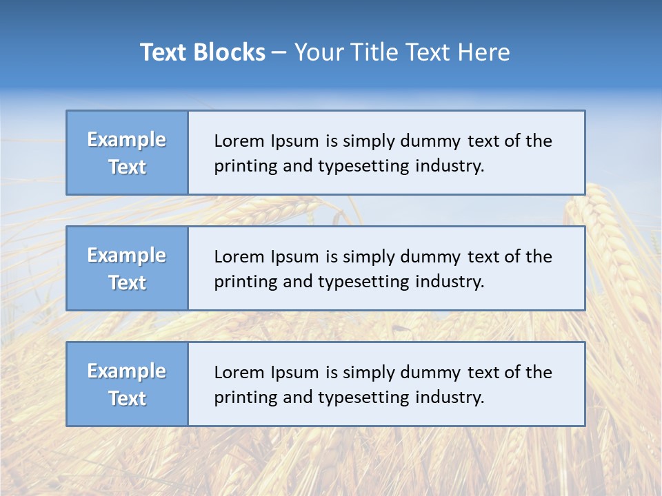 Scene Healthy Land PowerPoint Template