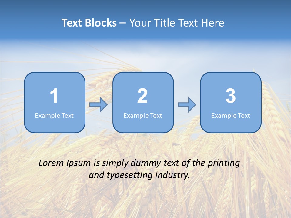 Scene Healthy Land PowerPoint Template