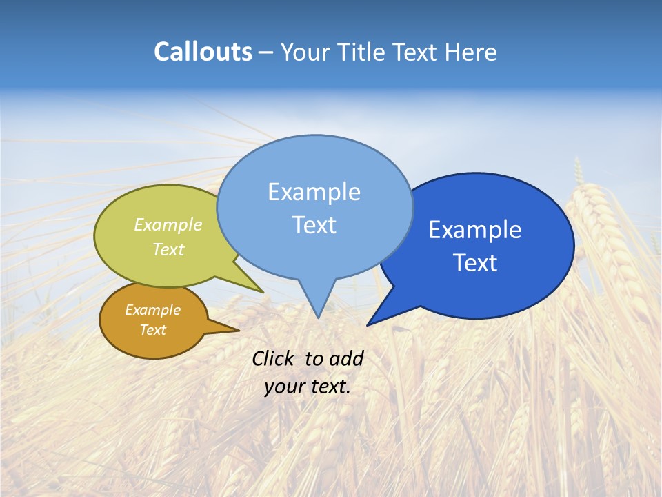 Scene Healthy Land PowerPoint Template