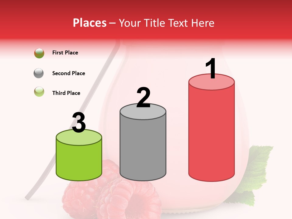 Dessert Gourmet Milk PowerPoint Template