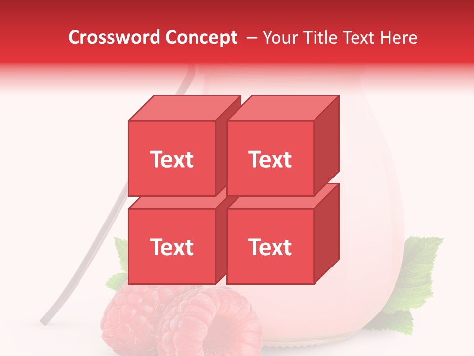 Dessert Gourmet Milk PowerPoint Template