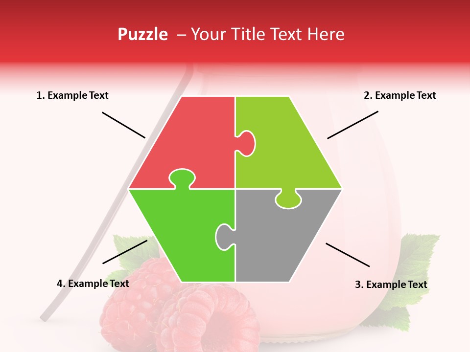 Dessert Gourmet Milk PowerPoint Template