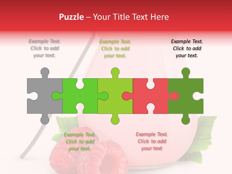 Dessert Gourmet Milk PowerPoint Template