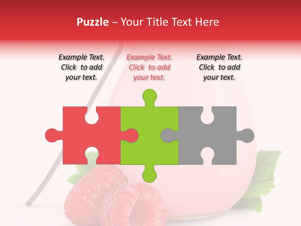 Dessert Gourmet Milk PowerPoint Template