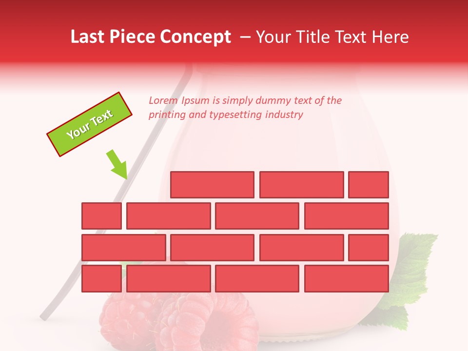 Dessert Gourmet Milk PowerPoint Template