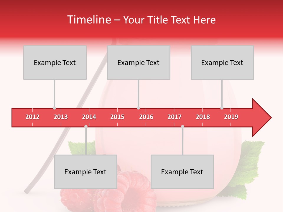 Dessert Gourmet Milk PowerPoint Template