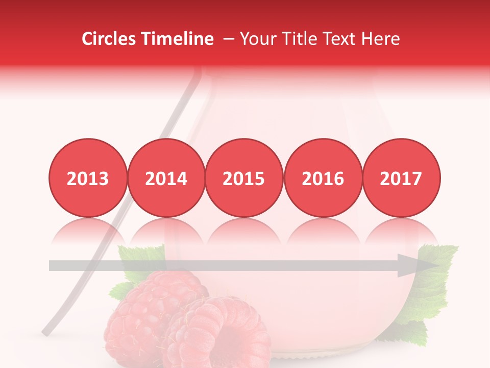 Dessert Gourmet Milk PowerPoint Template