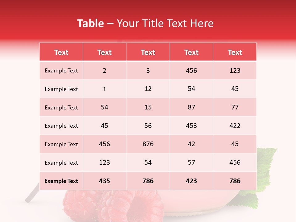Dessert Gourmet Milk PowerPoint Template
