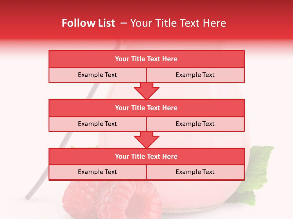 Dessert Gourmet Milk PowerPoint Template