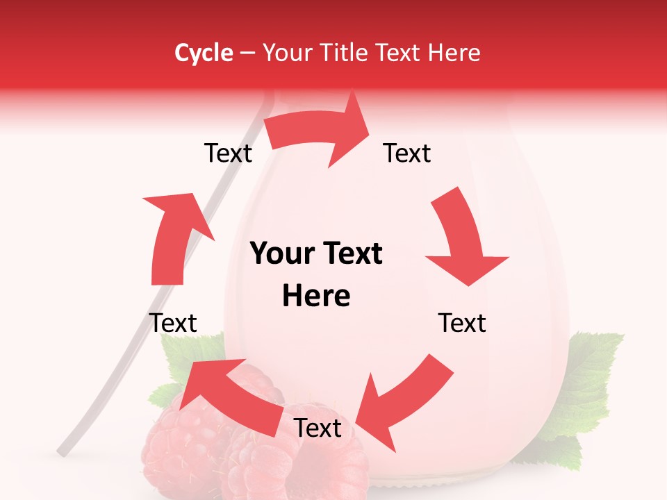 Dessert Gourmet Milk PowerPoint Template