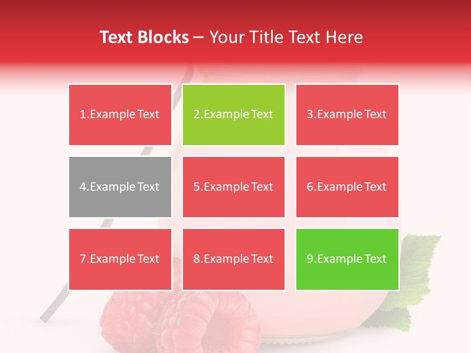 Dessert Gourmet Milk PowerPoint Template