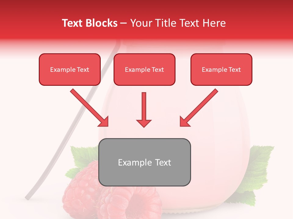 Dessert Gourmet Milk PowerPoint Template