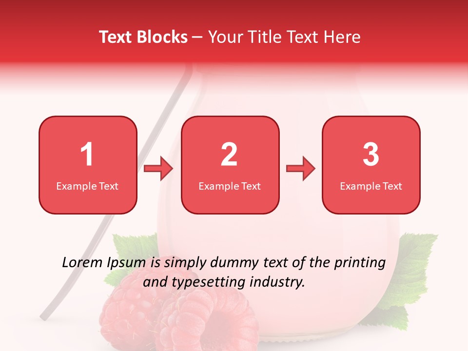 Dessert Gourmet Milk PowerPoint Template