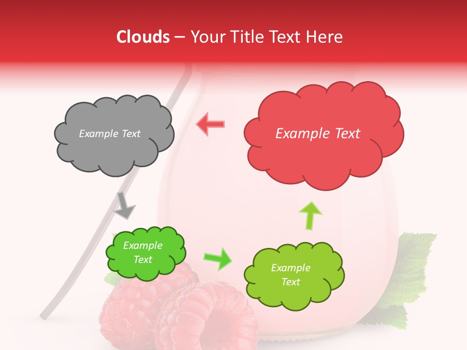 Dessert Gourmet Milk PowerPoint Template