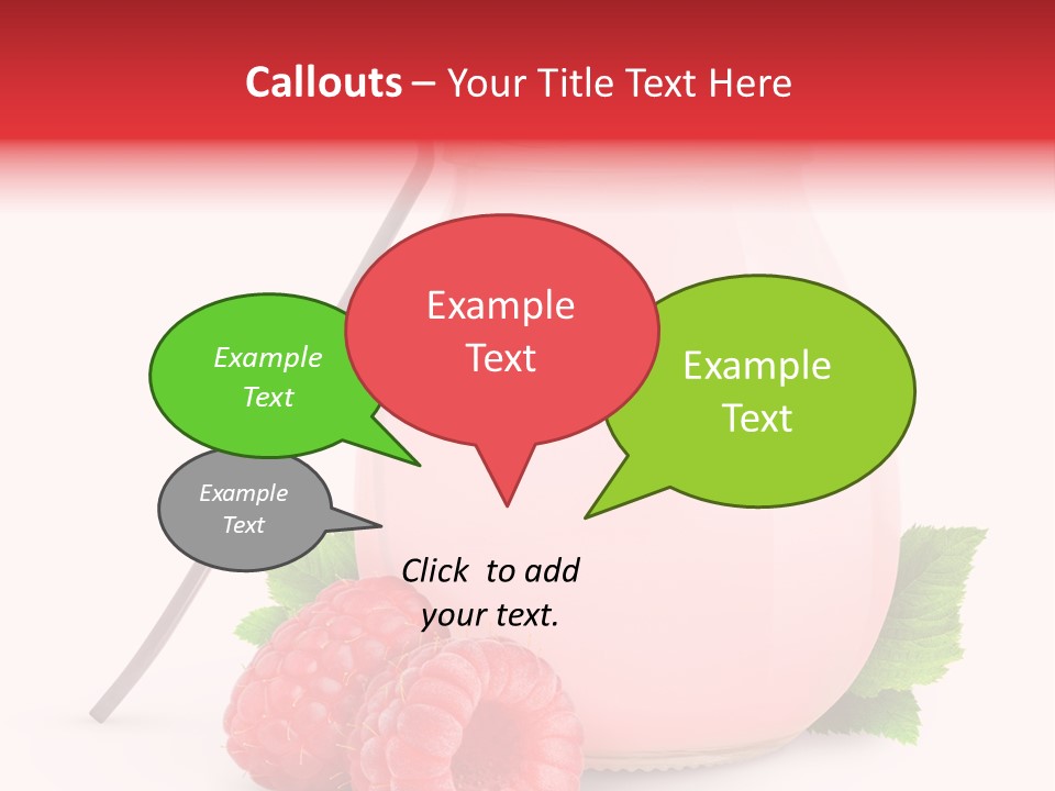 Dessert Gourmet Milk PowerPoint Template