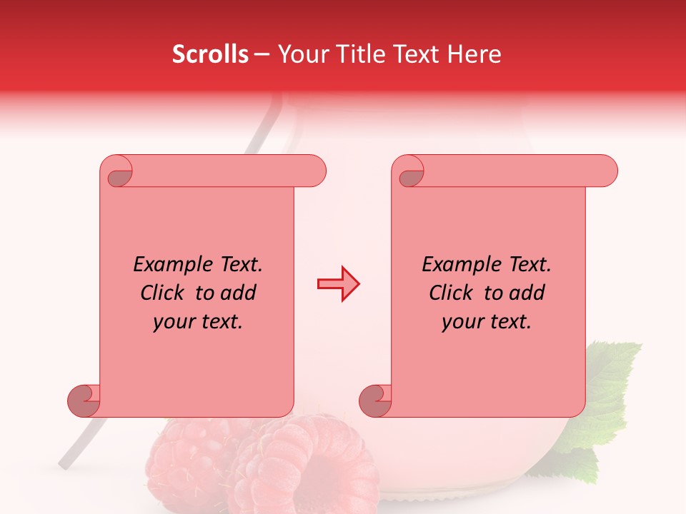 Dessert Gourmet Milk PowerPoint Template