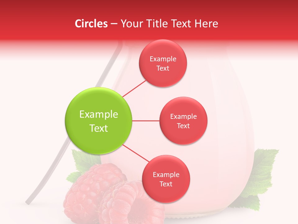 Dessert Gourmet Milk PowerPoint Template