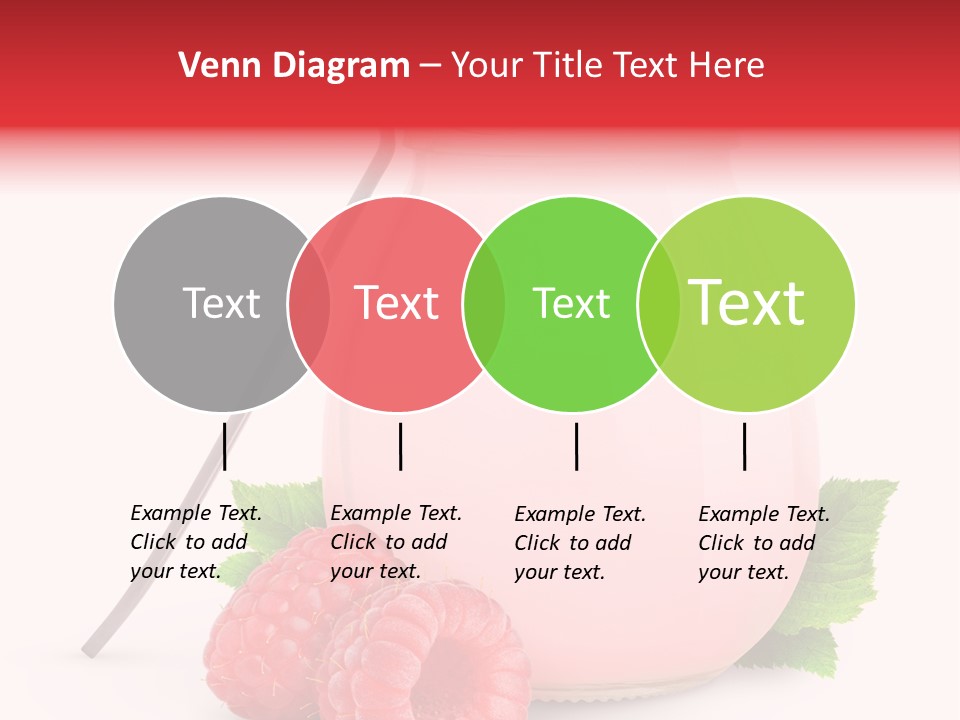 Dessert Gourmet Milk PowerPoint Template