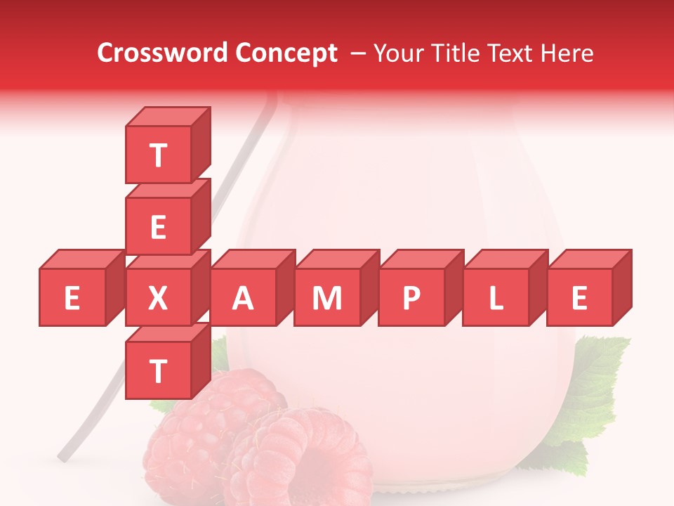 Dessert Gourmet Milk PowerPoint Template