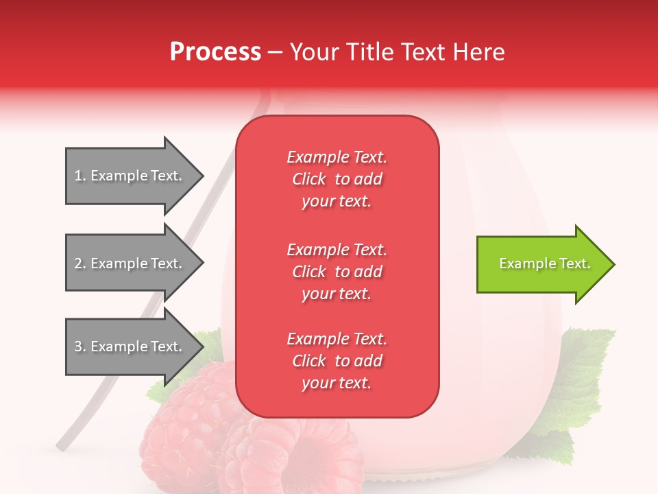 Dessert Gourmet Milk PowerPoint Template