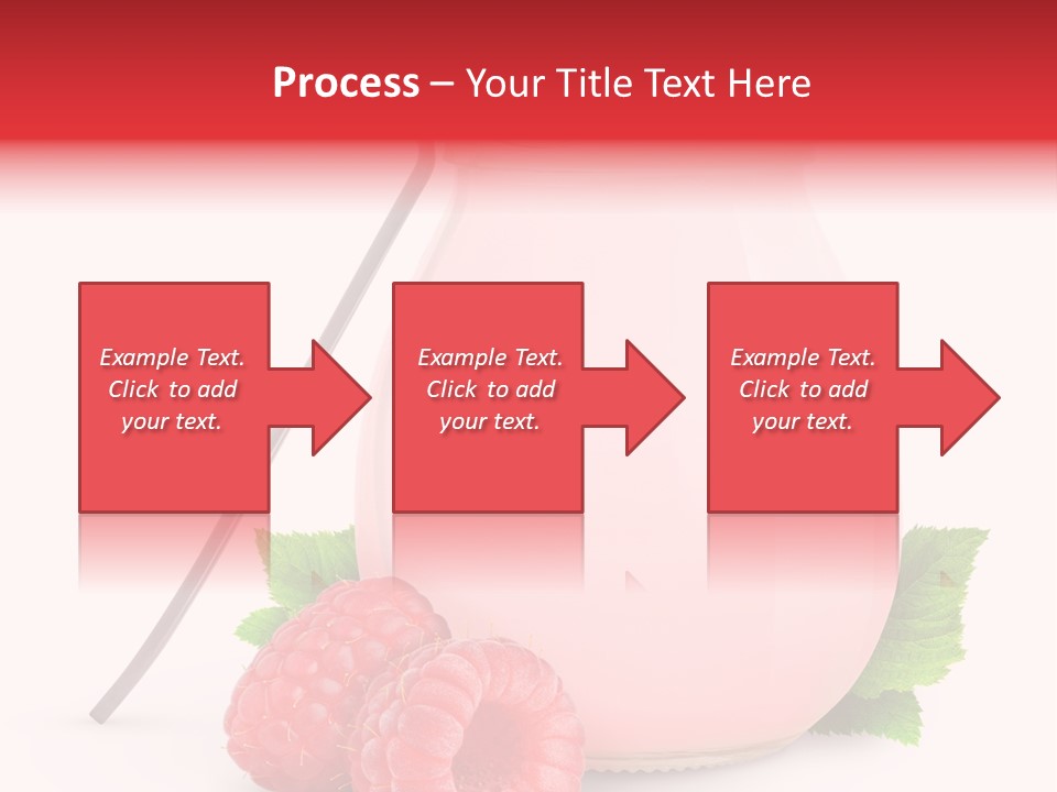 Dessert Gourmet Milk PowerPoint Template