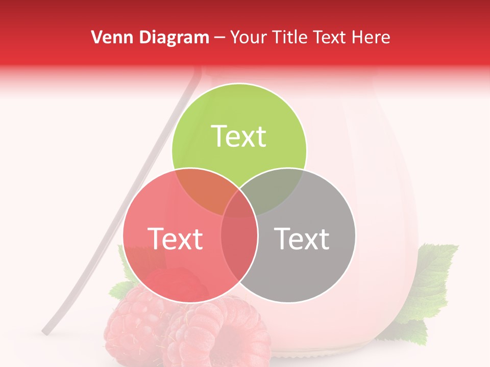 Dessert Gourmet Milk PowerPoint Template