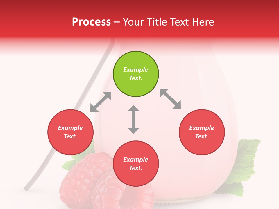 Dessert Gourmet Milk PowerPoint Template
