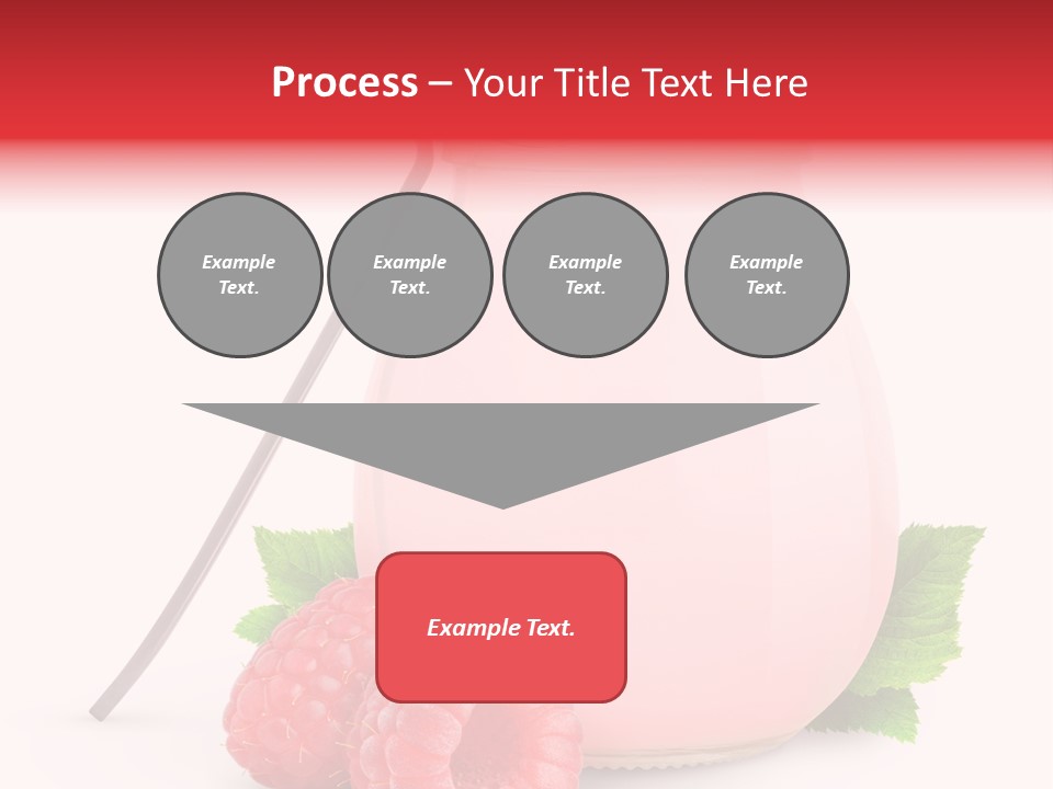 Dessert Gourmet Milk PowerPoint Template