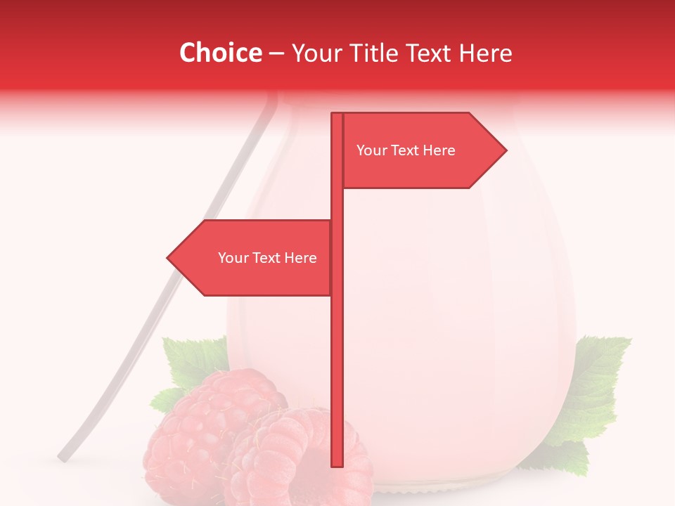 Dessert Gourmet Milk PowerPoint Template