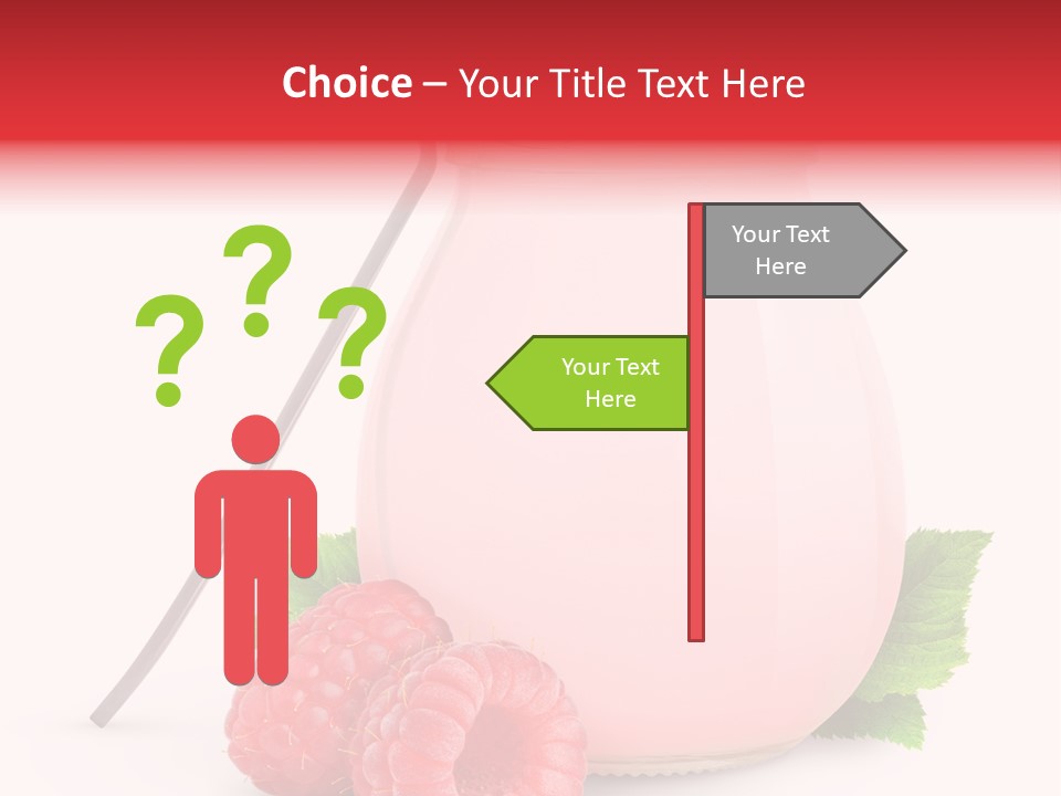 Dessert Gourmet Milk PowerPoint Template