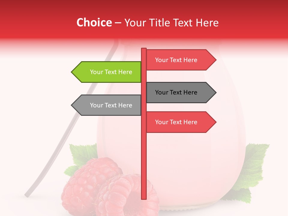 Dessert Gourmet Milk PowerPoint Template