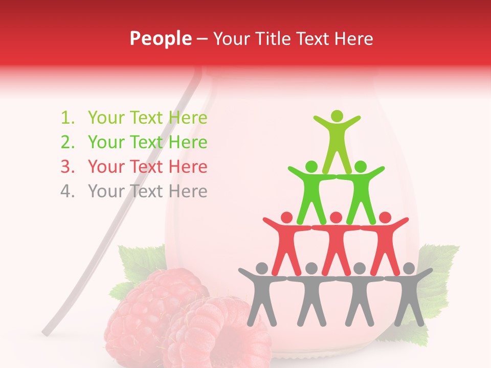 Dessert Gourmet Milk PowerPoint Template