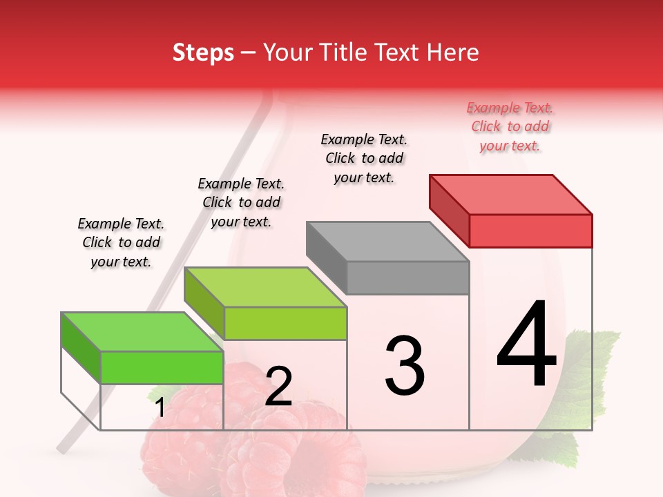 Dessert Gourmet Milk PowerPoint Template
