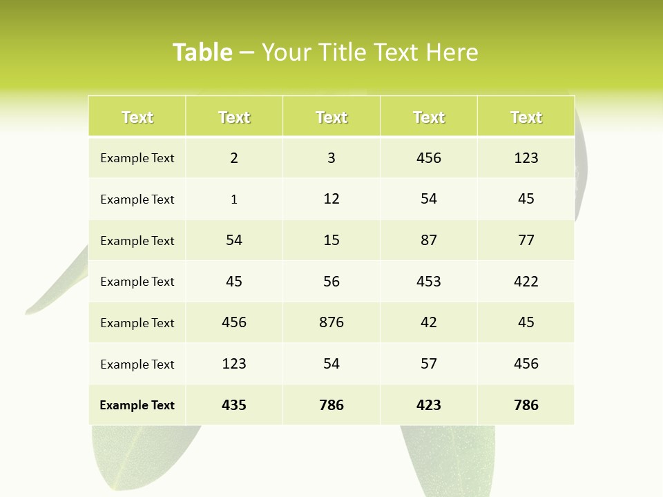 Seasoning Food Raw PowerPoint Template