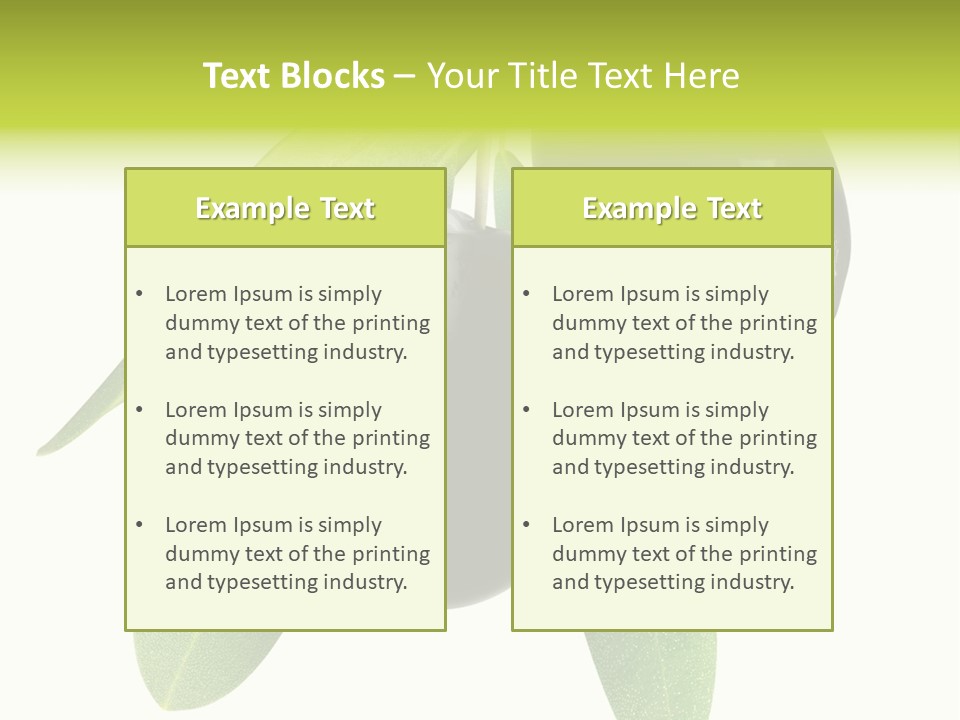 Seasoning Food Raw PowerPoint Template