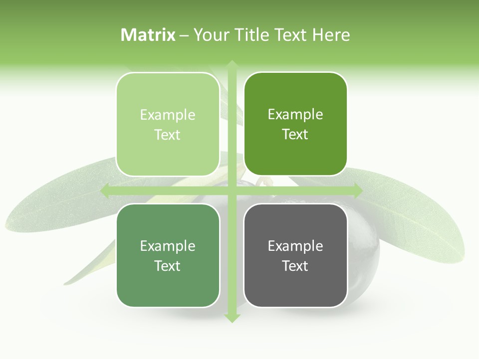 Seasoning Vegetable Macro PowerPoint Template