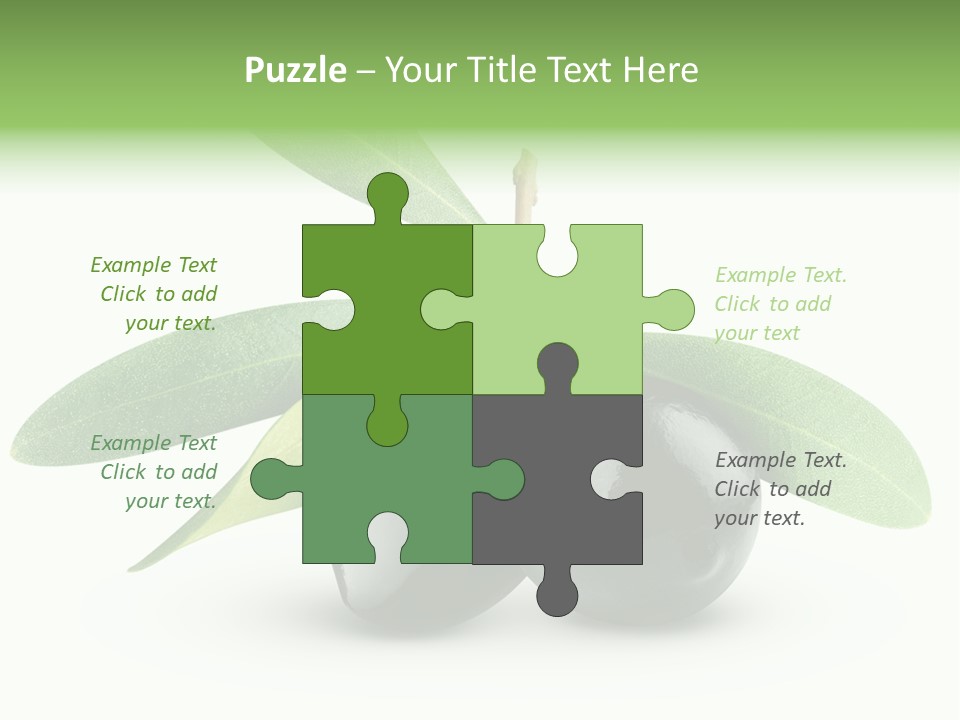 Seasoning Vegetable Macro PowerPoint Template