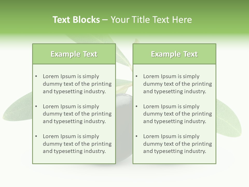 Seasoning Vegetable Macro PowerPoint Template