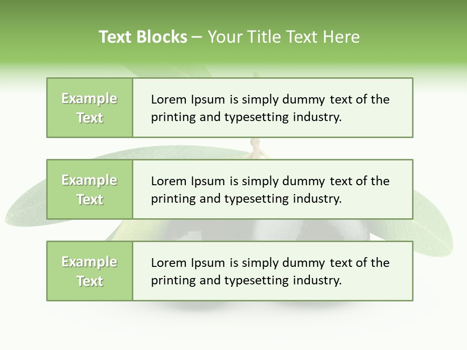 Seasoning Vegetable Macro PowerPoint Template