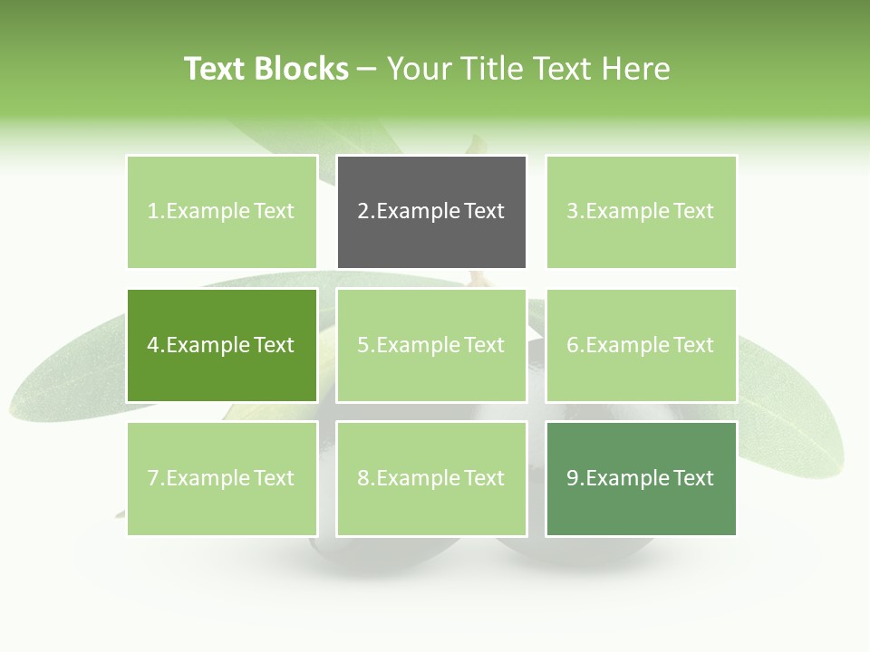 Seasoning Vegetable Macro PowerPoint Template
