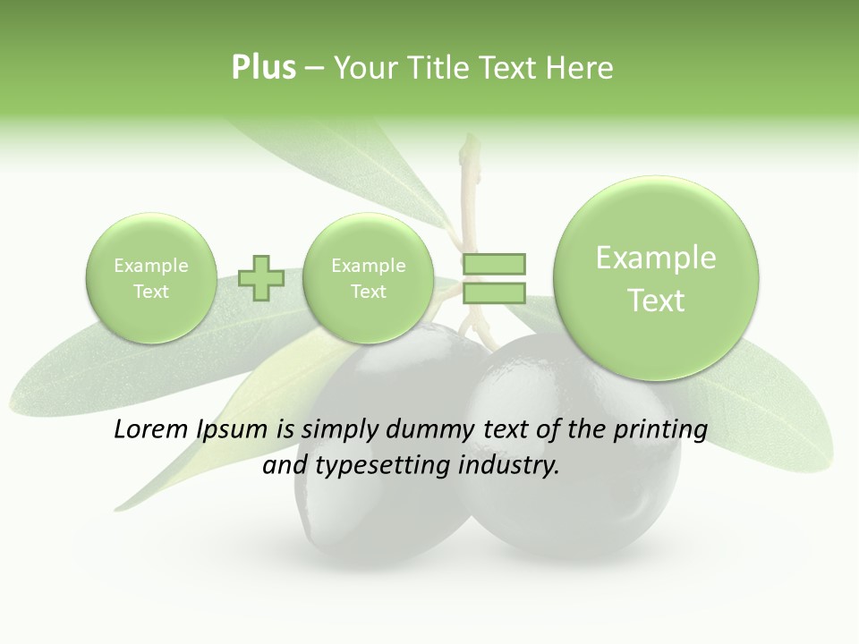 Seasoning Vegetable Macro PowerPoint Template