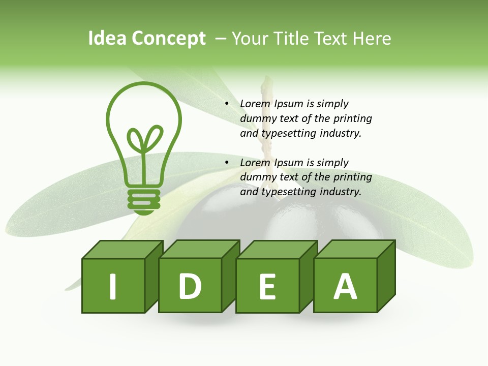 Seasoning Vegetable Macro PowerPoint Template