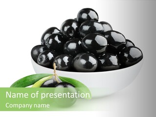 Mediterranean Branch Fresh PowerPoint Template