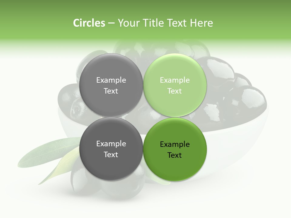 Mediterranean Branch Fresh PowerPoint Template