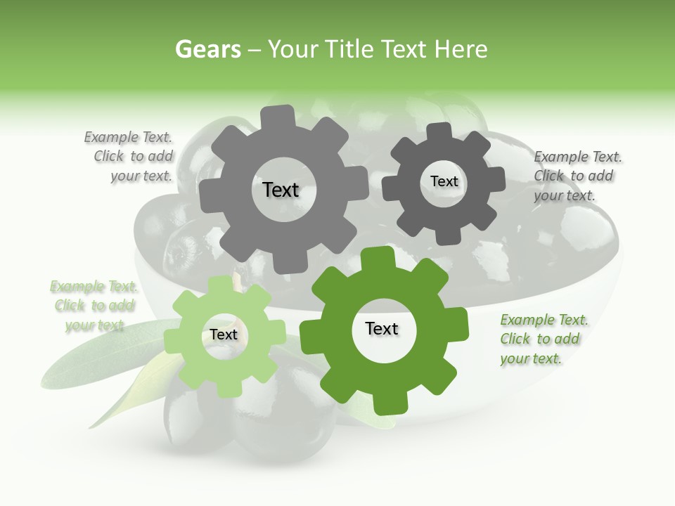 Mediterranean Branch Fresh PowerPoint Template