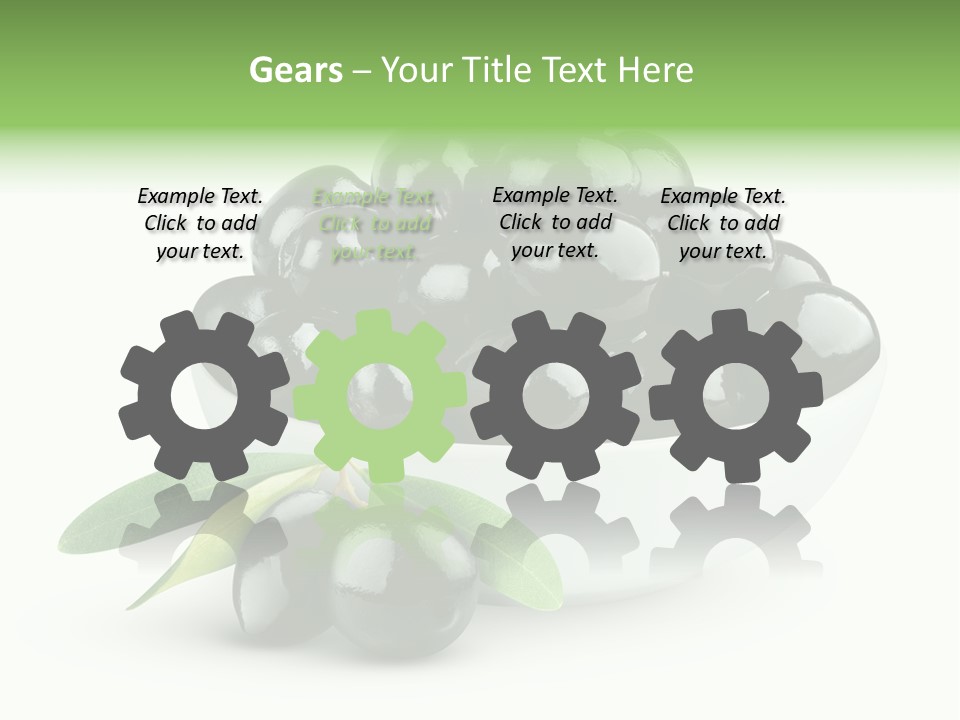 Mediterranean Branch Fresh PowerPoint Template