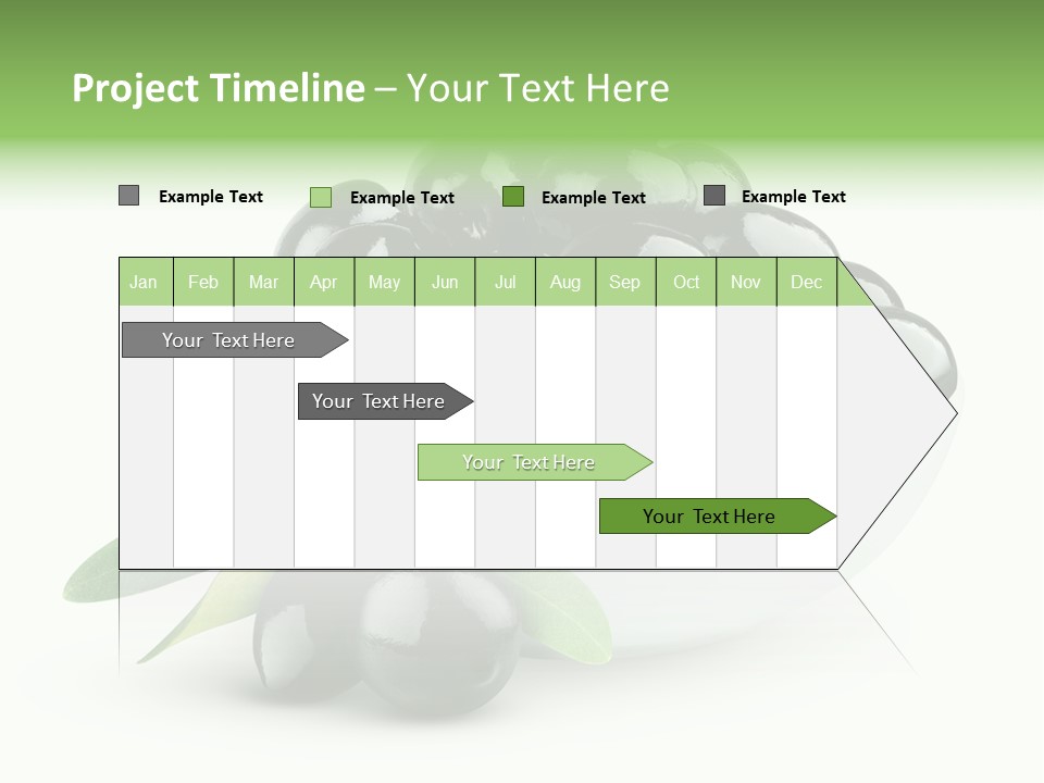Mediterranean Branch Fresh PowerPoint Template